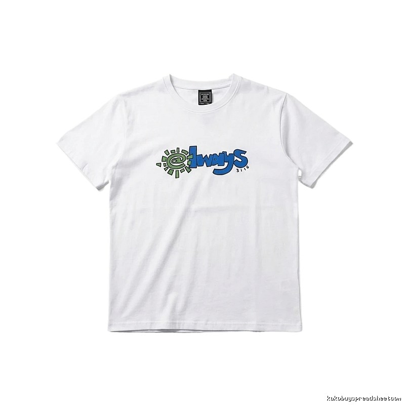 ADWYSD Printed Simple White T-shirt