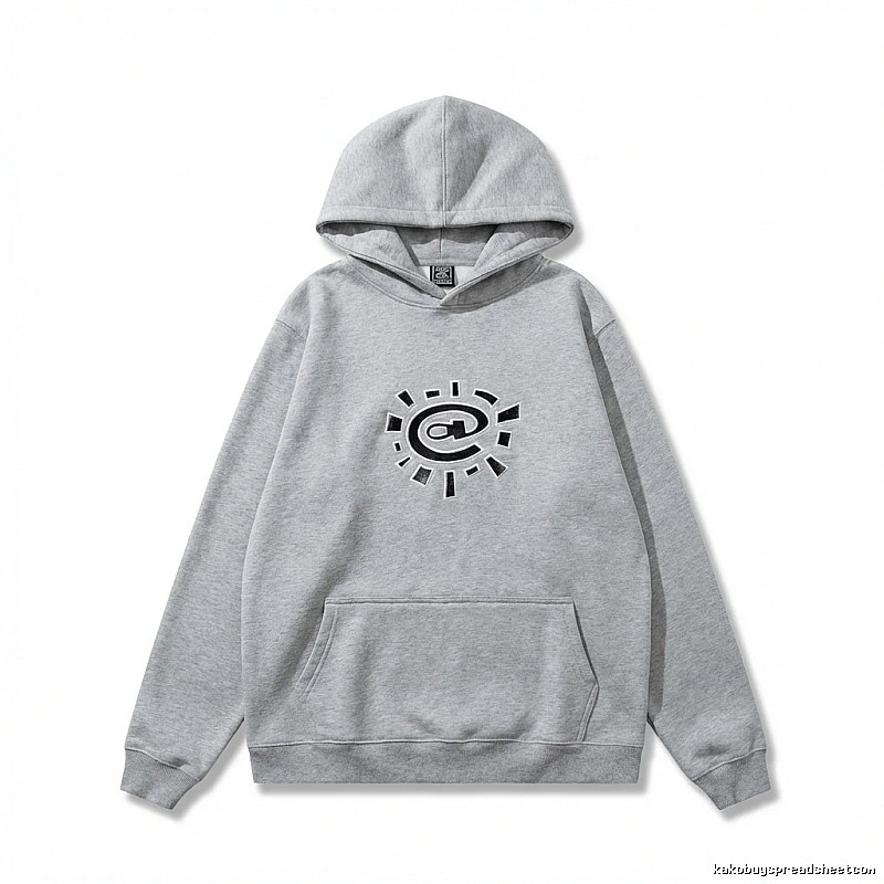 ADWYSD trendy brand gray hoodie