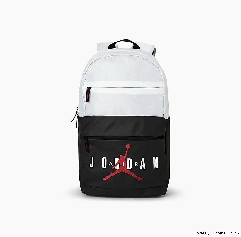 AIR JORDAN Black and White Sports Backpack