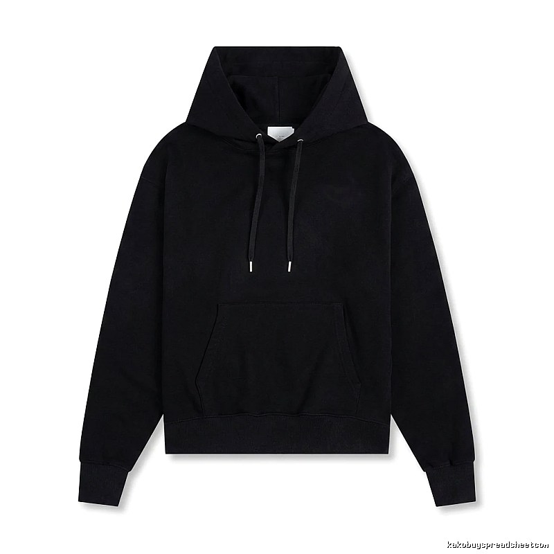 AMI Basic Style Simple Black Hoodie