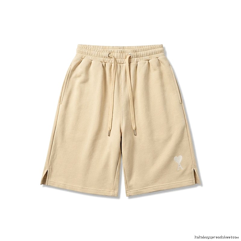 AMI casual style khaki shorts