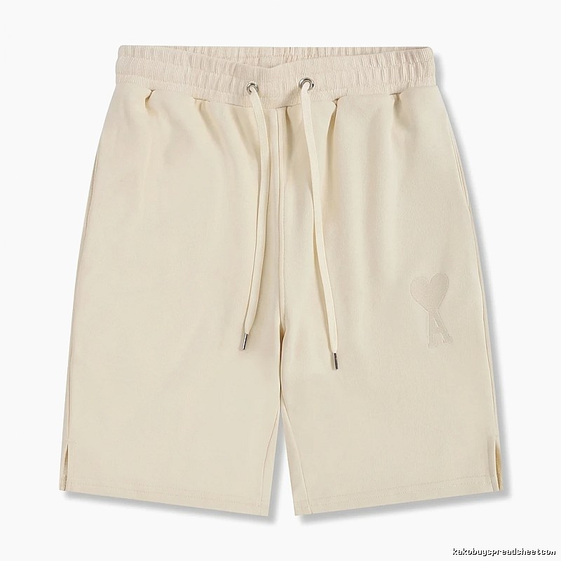 AMI casual style off-white shorts