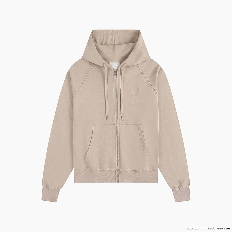 AMI Extremely Complex Style Beige Hoodie