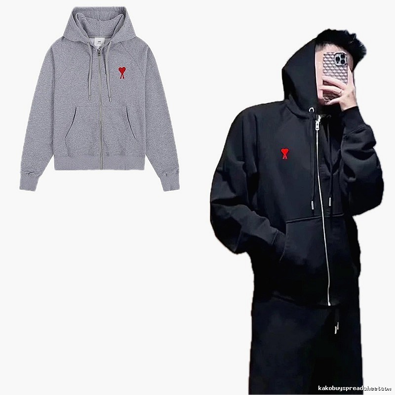 AMI Love Embroidery Trendy Brand Sweatshirt