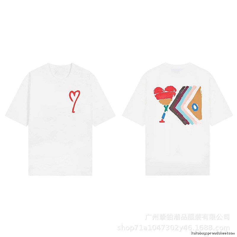 AMI Love Graffiti Style T-shirt