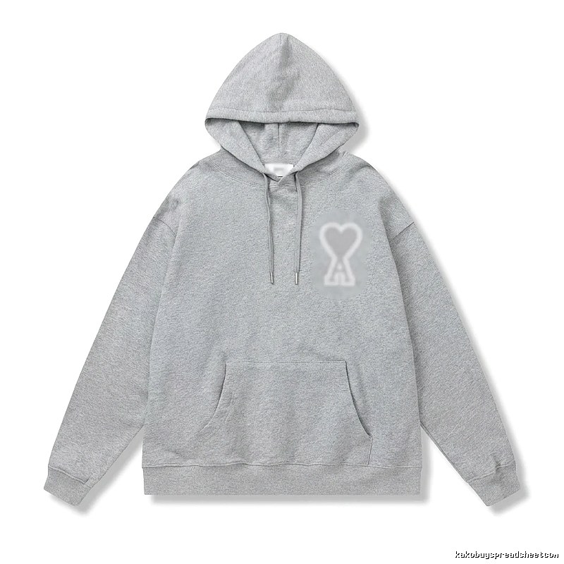 AMI Love Series Grey Hoodie