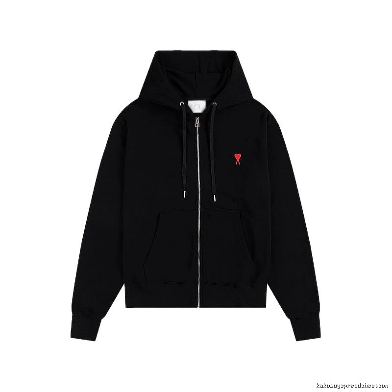 AMI Love Trend Brand Black Hoodie