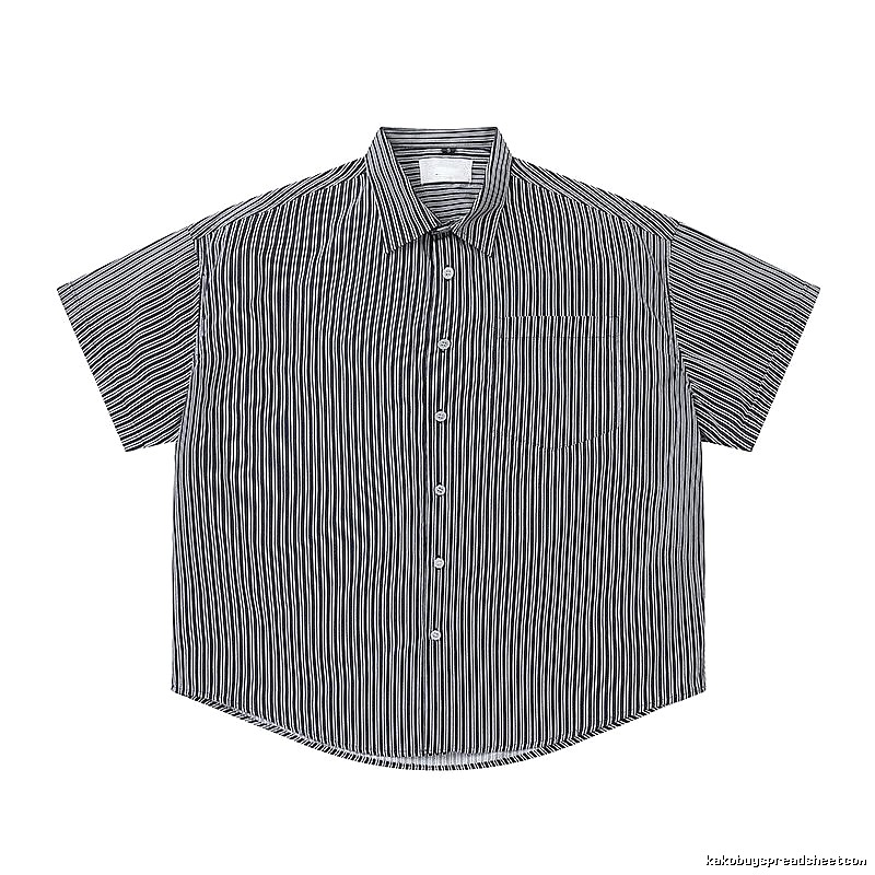 AMI striped retro-style shirt