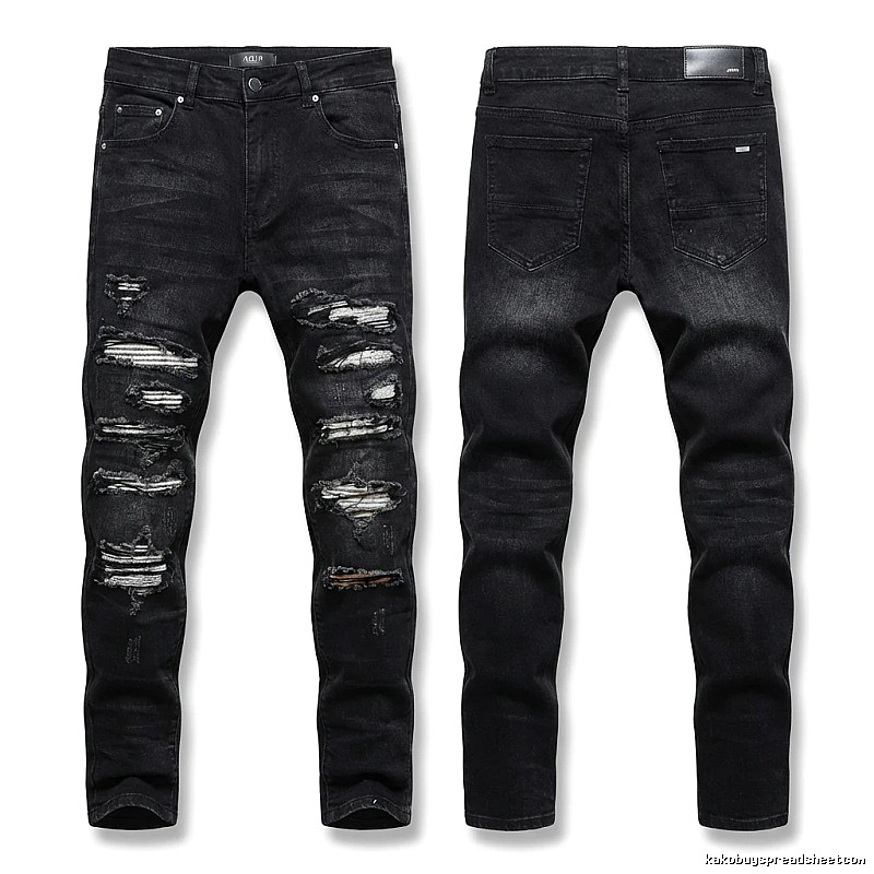 AMI Trendy Ripped Jeans with a Cool Style