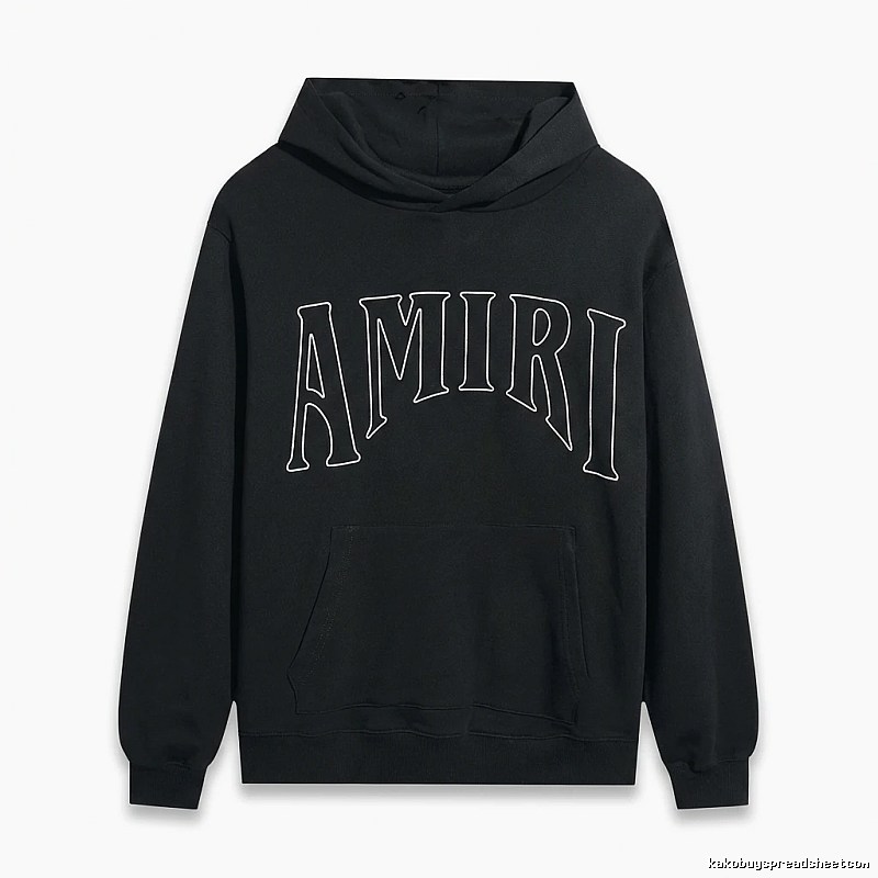 AMIRI Alphabet Style Black Sweatshirt