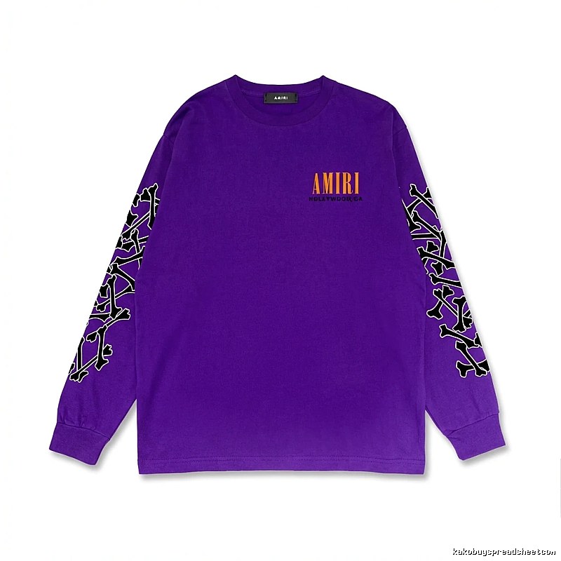 AMIRI dark style purple sweatshirt