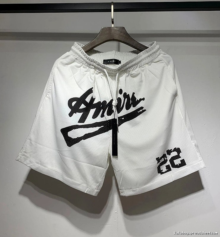 AMIRI Graffiti Street Style White Shorts