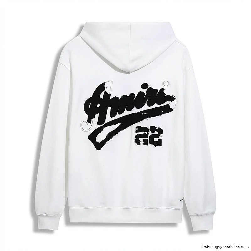 AMIRI Graffiti Style White Sweatshirt