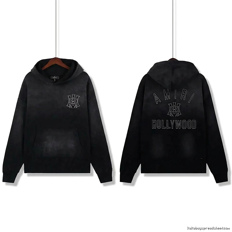 AMIRI Hollywood Collection Dark Style Hoodie