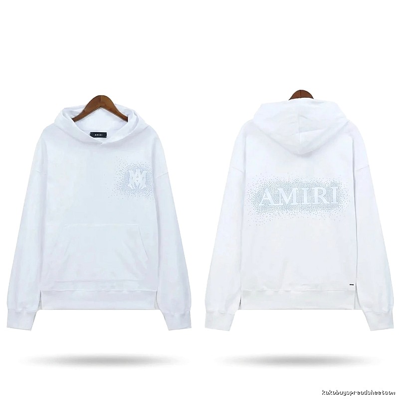 AMIRI Hot Drill Trend Brand White Sweatshirt