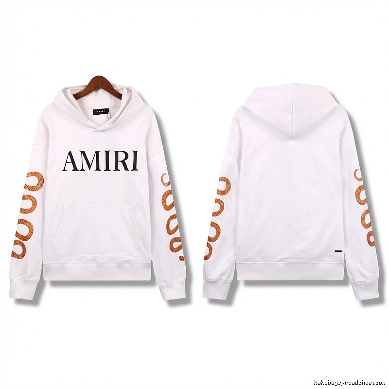 AMIRI letter - printed white sweatshirt