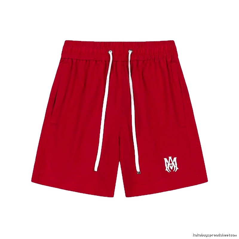 AMIRI minimalist style red shorts