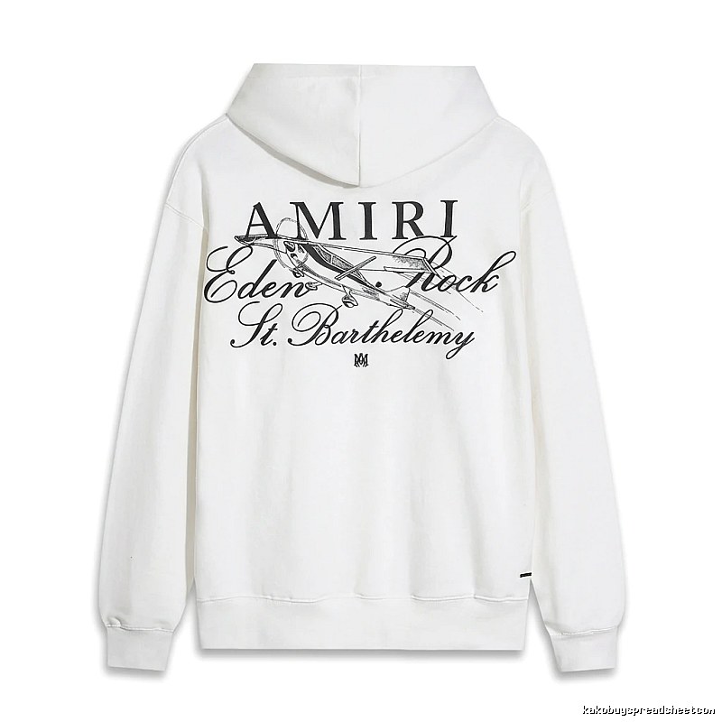 AMIRI Printed Casual White Sweatshirt