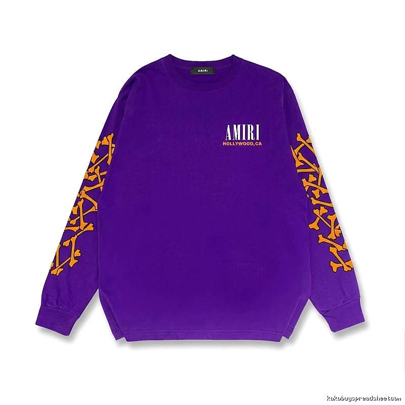 AMIRI purple sweatshirt with skull print