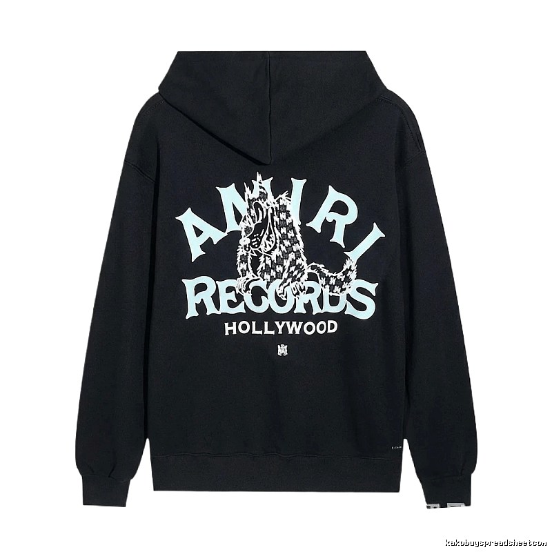 AMIRI Records Black Tide Cool Sweatshirt