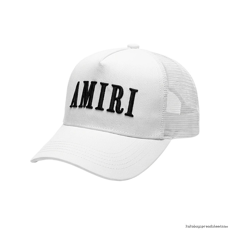 AMIRI Simple and Fashionable White Hat