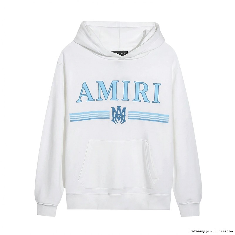 AMIRI simple style white hoodie