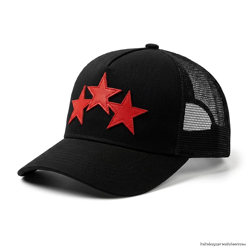 AMIRI Star Retro Black Hat