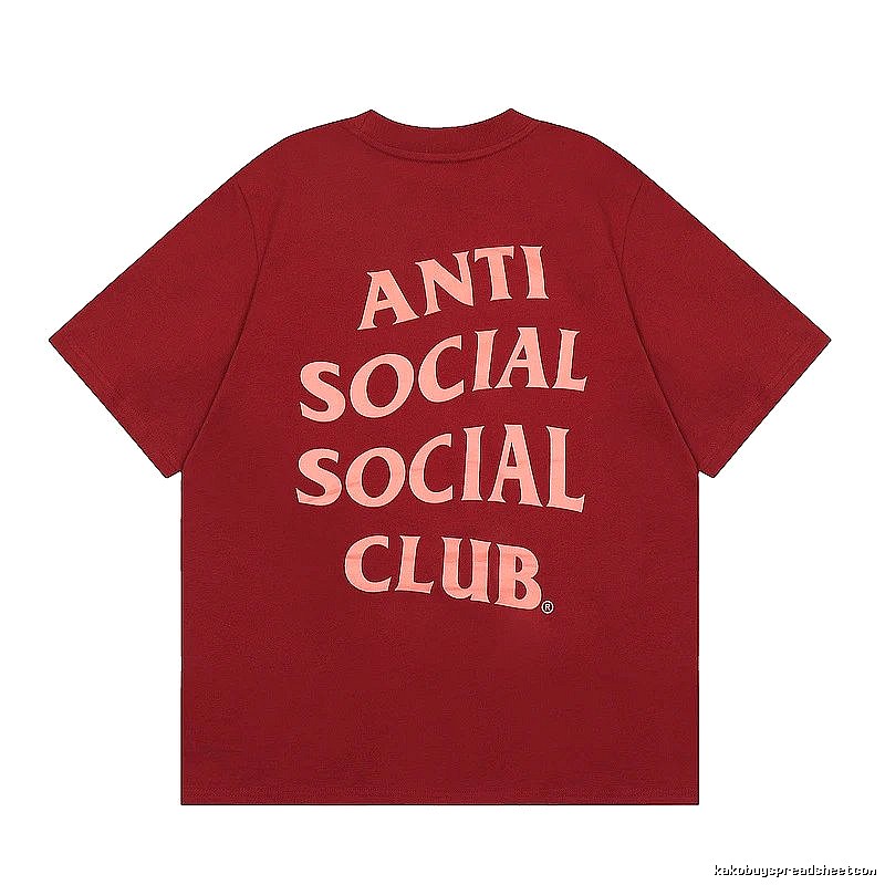 Anti Social Social Club Travel Logo T-shirt Black Orange Anti with Modern Look