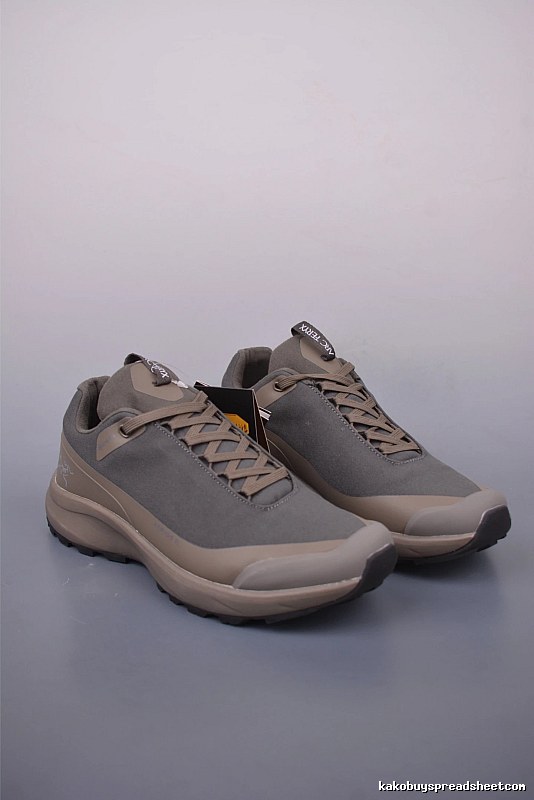 Arc'teryx Brown and Gray Trail Sneakers with Technical Upper
