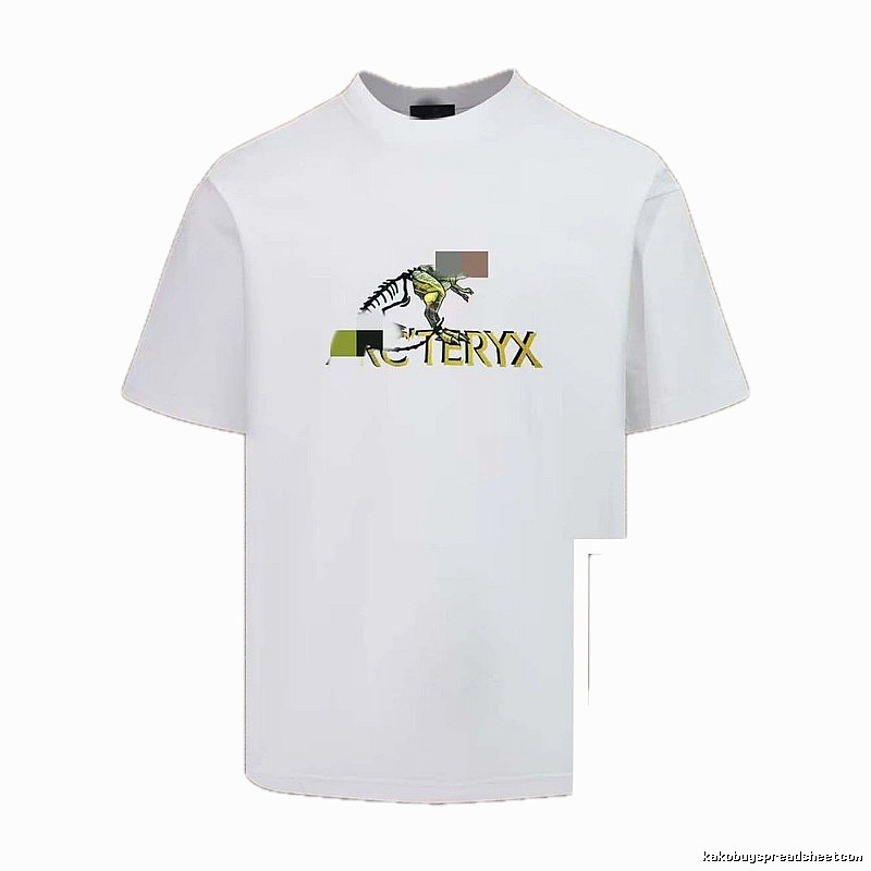 Arc'teryx Dinosaur Print Casual Style White T-Shirt