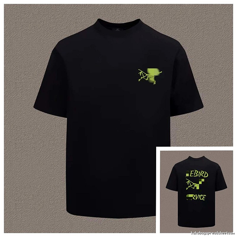 Arc'teryx Printed Techwear Style Black T-Shirt