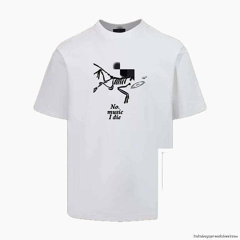 Arc'teryx Skull Print Trendy Cool Style White T-Shirt