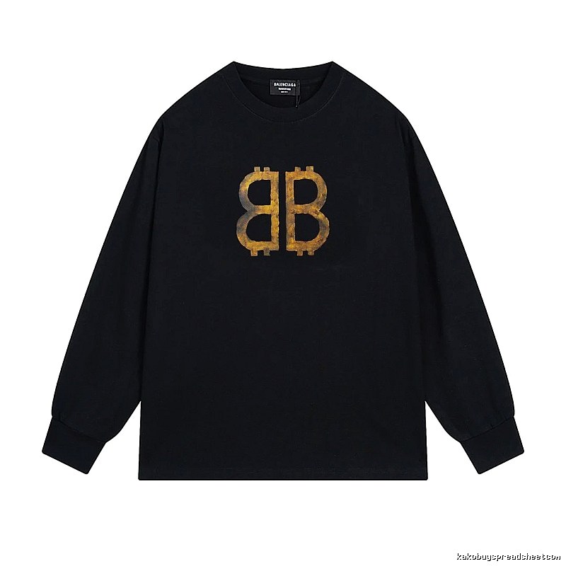Balenciaga BB Print Black Sweatshirt