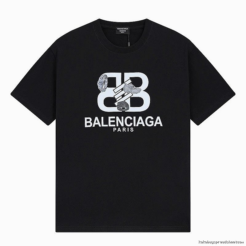 Balenciaga BB Print Short-sleeve Shirt