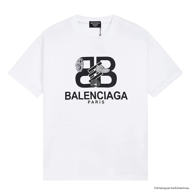 Balenciaga BB Series Simple White T-shirt