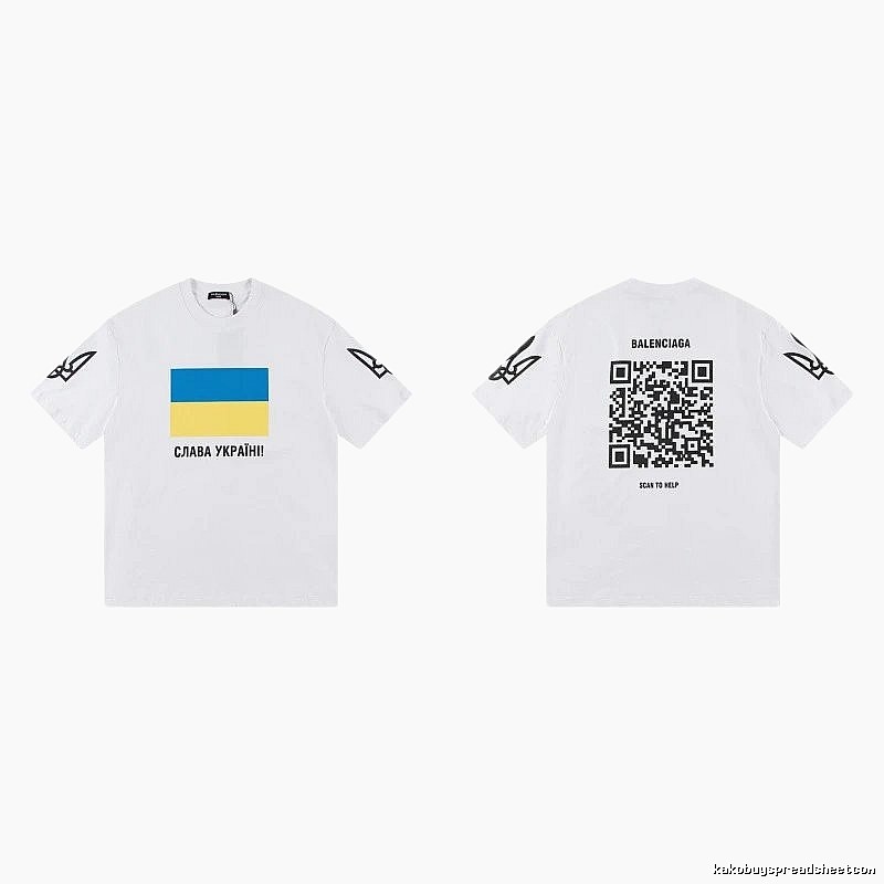 Balenciaga Charity Limited Edition Street Style White T-Shirt