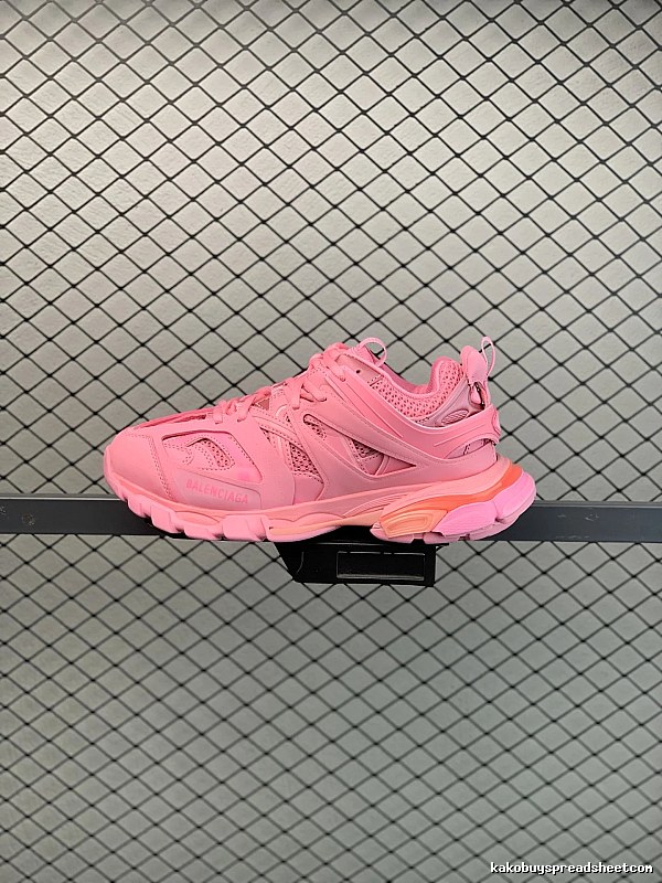 Balenciaga Chunky Runners in Bright Pink with Oversized Sole
