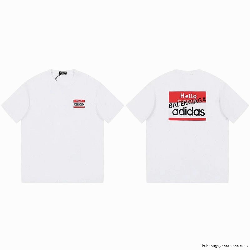Balenciaga co-branded white T-shirt
