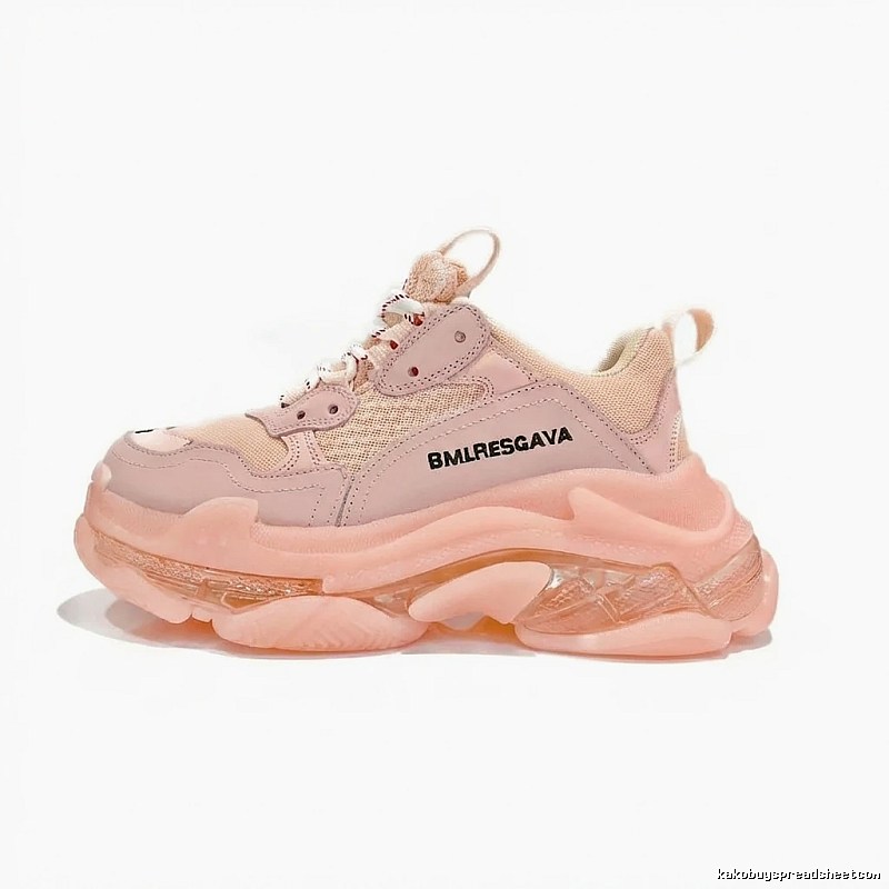 Balenciaga dad-style pink shoes