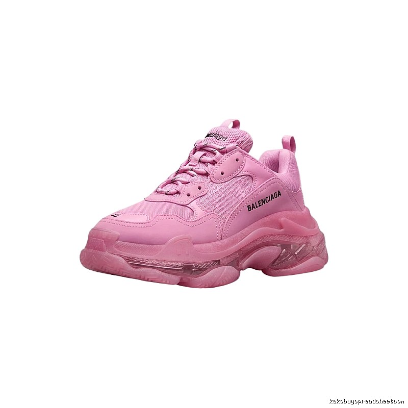 Balenciaga dad-style pink shoes