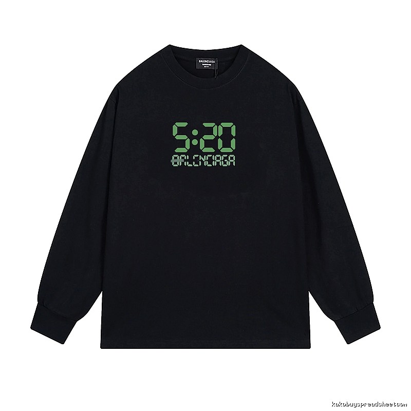 Balenciaga digital style black sweatshirt