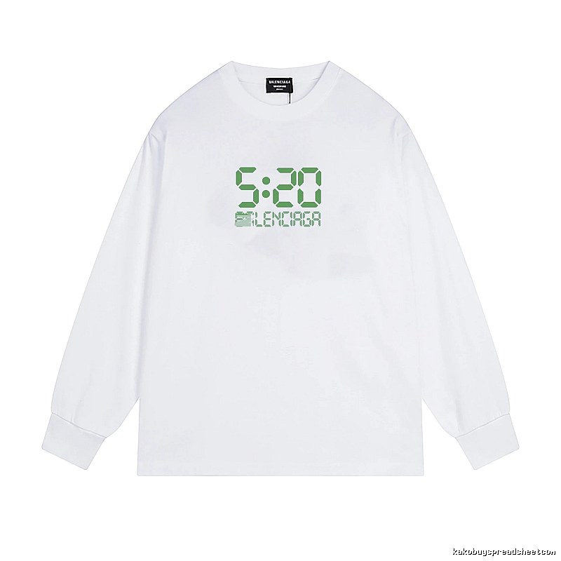 Balenciaga digital-style white T-shirt