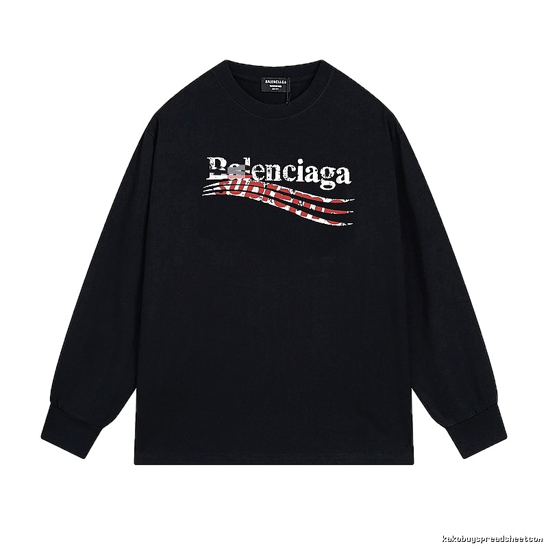 Balenciaga graffiti-style black T-shirt