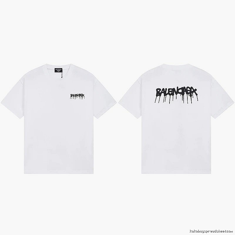 Balenciaga Graffiti Style White T-shirt
