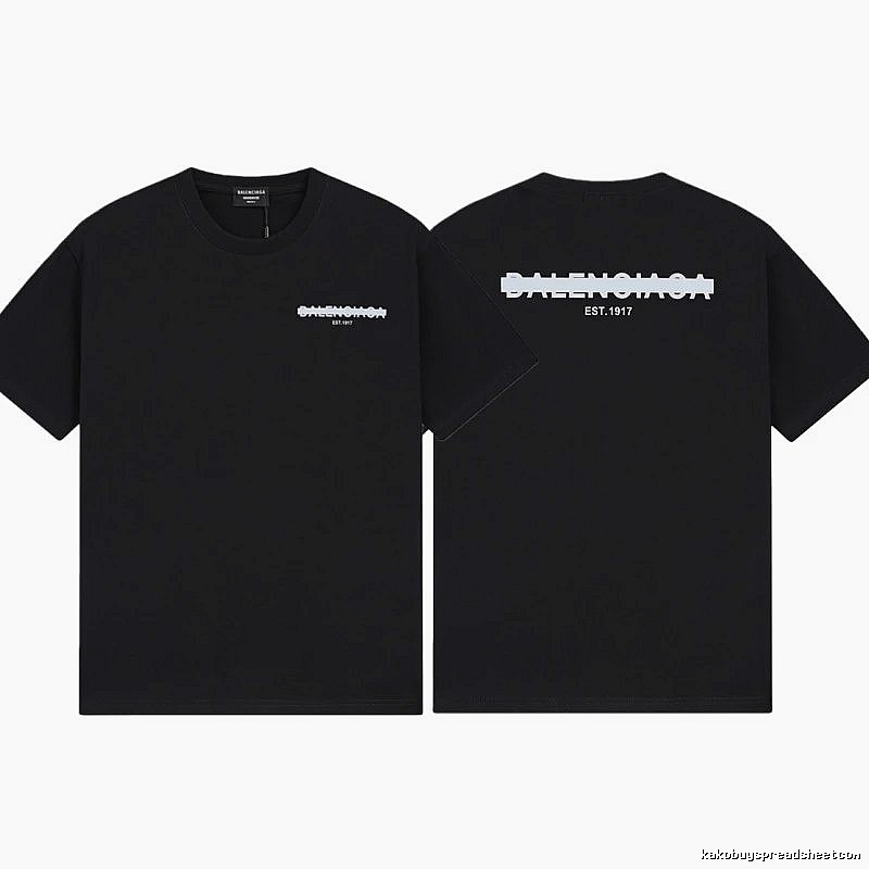 Balenciaga LOGO Printed Street Style Black T-shirt