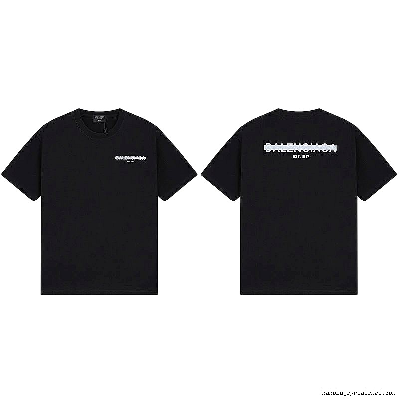 Balenciaga minimalist black T-shirt