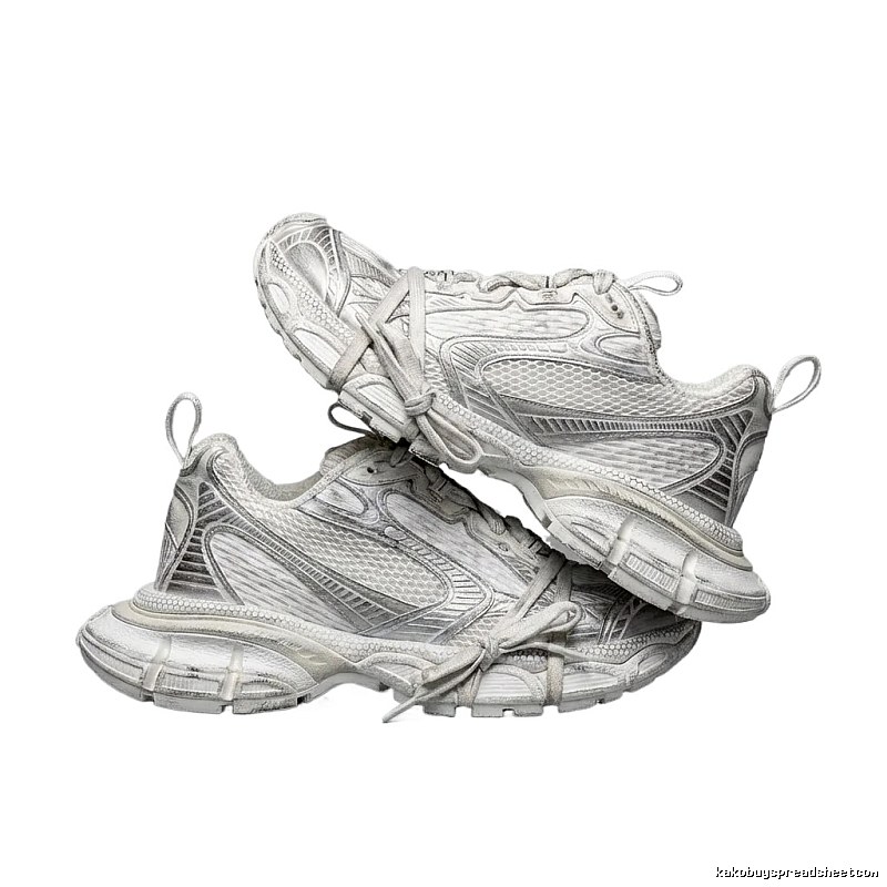 Balenciaga retro silver-gray sneakers