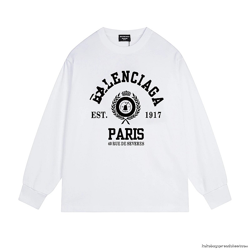 Balenciaga retro-style white T-shirt