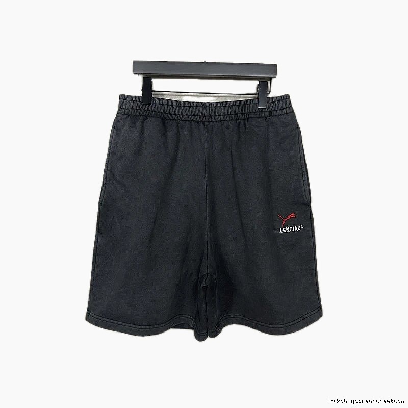 Balenciaga sporty black shorts