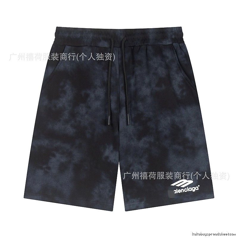 Balenciaga tie-dye style shorts